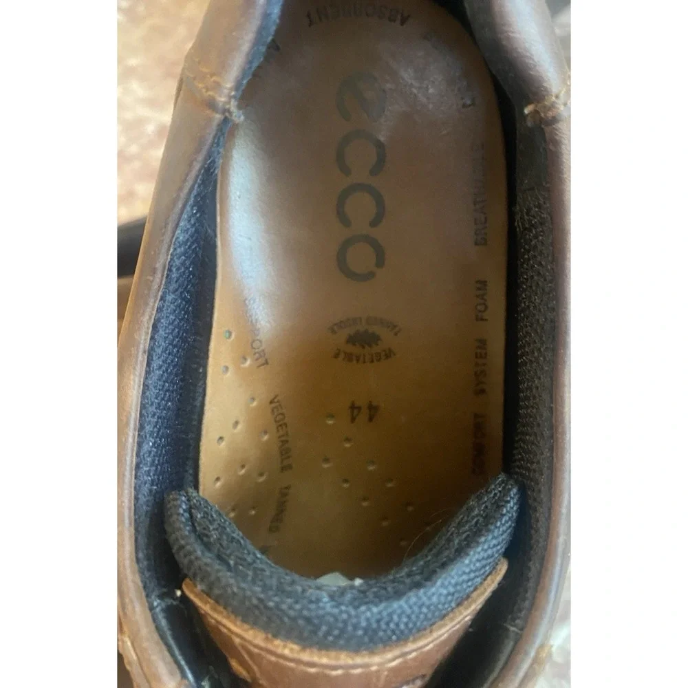 ECCO Track 25 Low Gore-Tex Mens Brown Leather Waterproof Hiking Shoes US 10.5-11